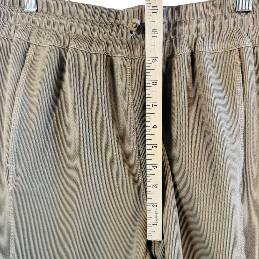 Lululemon Softstreme Ribbed Wide Leg Pants Sz XS Tan Modal Lounge Yoga Pull On - Picture 4 of 11